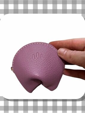 🦄 Portland Leather Fortune Cookie Pouch Calla Lily Rare Limited Edition 💖
